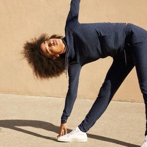 Outdoor Voices Cloudknit Full Jogger Set Blue S